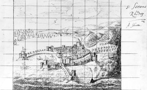 Johnn Webb: 'The Siege of Rhodes': shutter, prospect of Rhodes